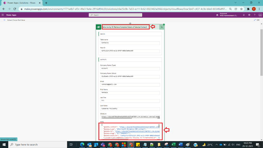 Extract Choice Text Value in Power Automate